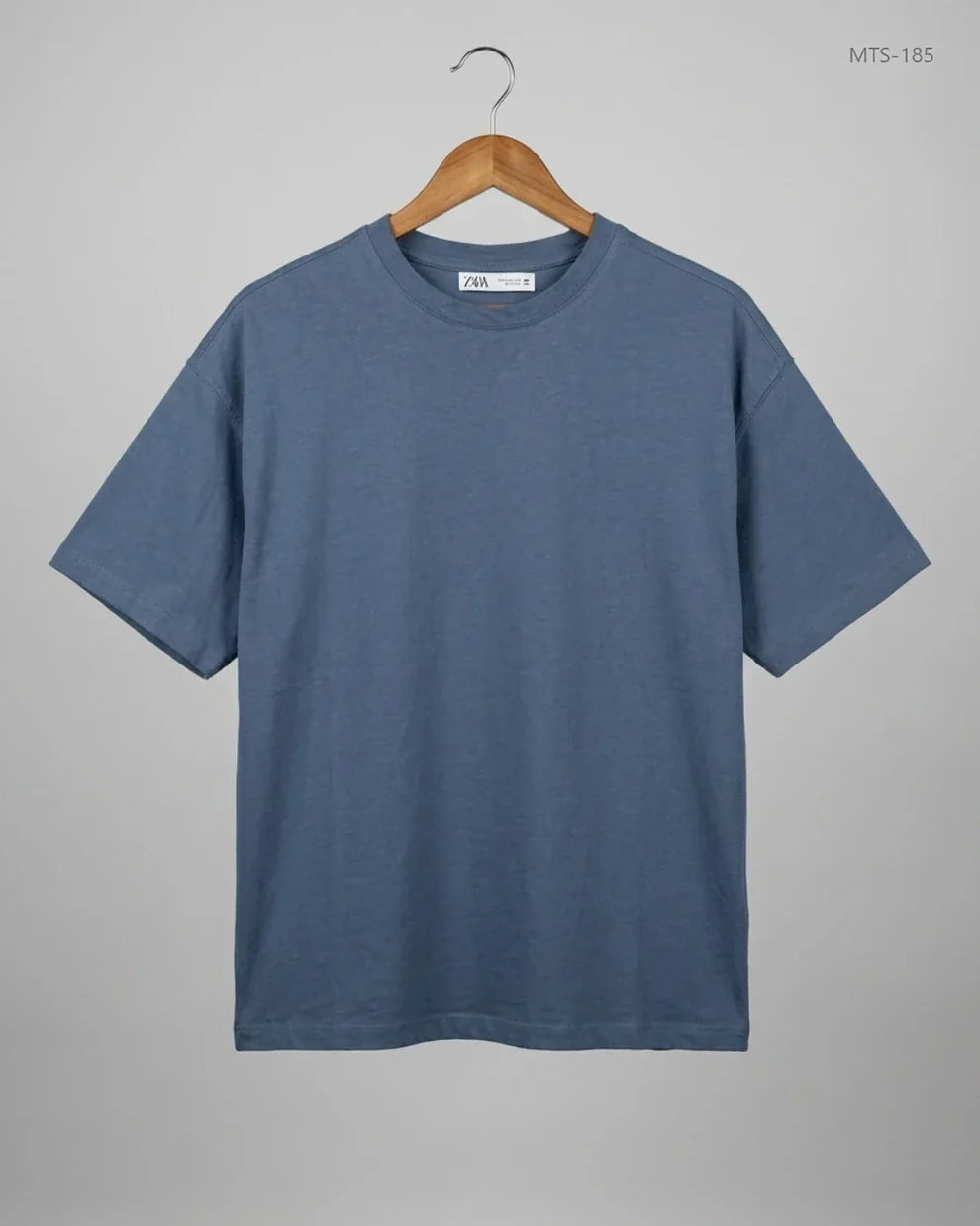 Brand: ZARA | Condition: Premium ZARA (MTS-185) Blue Mens Tshirts
