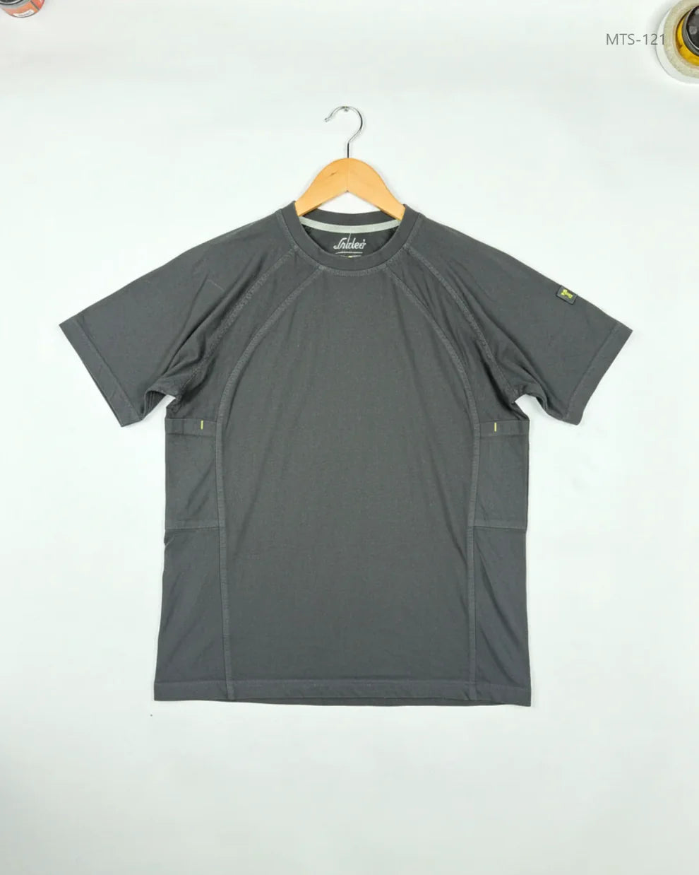 Brand: SNICKERS | Condition: Premium  SNICKERS Black Mens Tshirts (MTS-121)