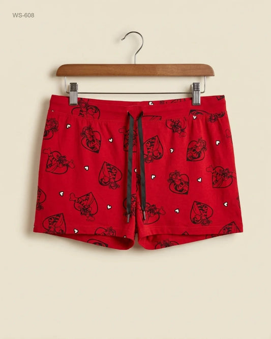Brand: DUNNES | Condition: Premium  DUNNES (WS-608) Red Womens Shorts